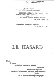 Mallarmé - un coup de dés